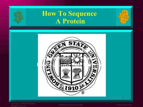 05. Protein Sequencing | PPT