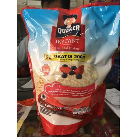 Jual Quaker Oatmeal Instant Gr Shopee Indonesia