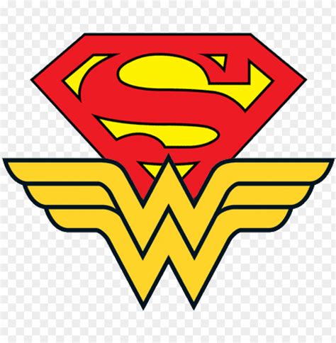 Free download | HD PNG superman drawing superwoman wonder woman logo ...