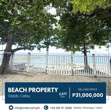 FOR SALE Private Beach Property At Oslob Cebu Property For Sale