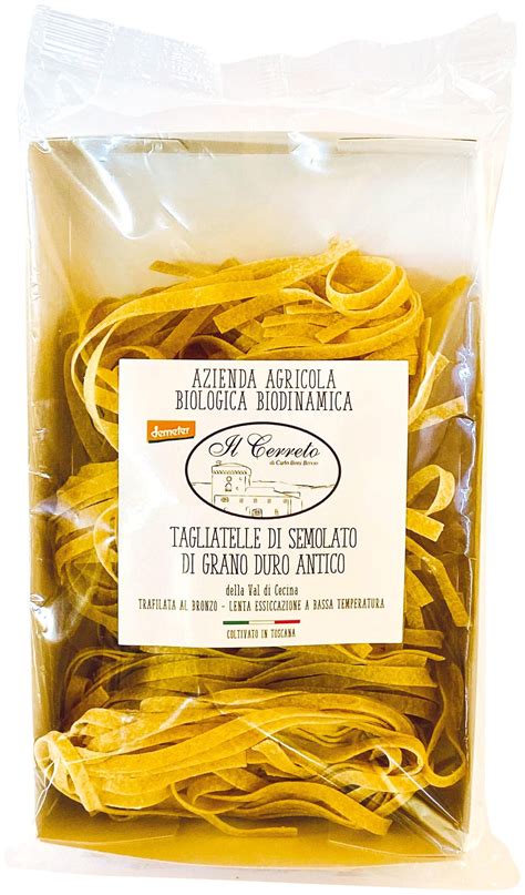 Tagliatelle Di Grano Duro Antico IL CERRETO Demeter Agricoltura