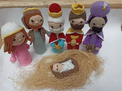 Nacimiento Pesebre Tejido A Crochet Amigurumi Cuotas Sin Inter S