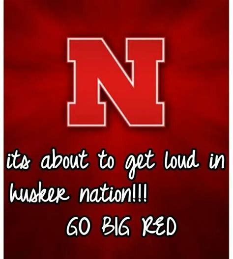 Husker Nation Husker Husker Football Nebraska Huskers Football