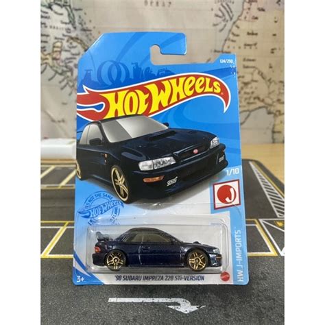 Hot Wheels ‘98 Subaru Impreza 22b Sti Version Loose With Card Shopee