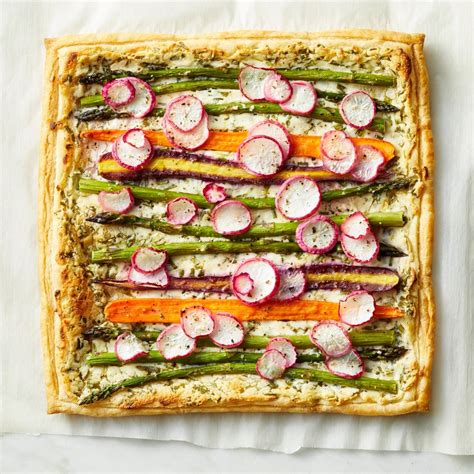 Spring Vegetable Tart Recipe Eatingwell