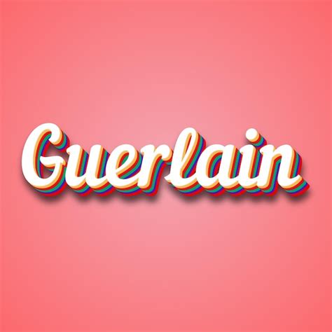 Premium Photo | Guerlain Text Effect Photo Image Cool