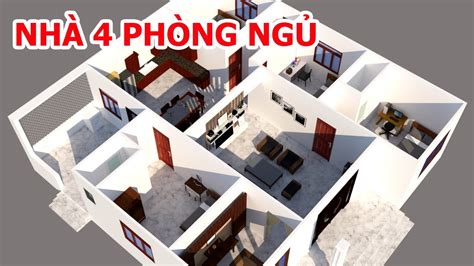 Chi Tiết 75 Mẫu Nhà Cấp 4 đẹp 4 Phòng Ngủ Hay Nhất Cb