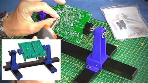 Pcb Holder Jig Printed Circuit Board Holder For Soldering Youtube