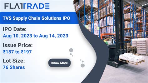 Tvs Supply Chain Solutions Limited Ipo Flattrade Kosh