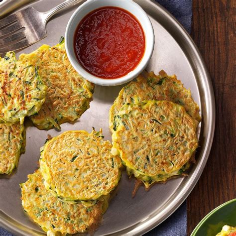 Golden Zucchini Pancakes Recipe How To Make It