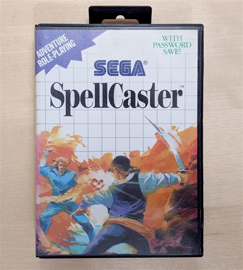 Spellcaster Sega Master System In Case Tested No Manual