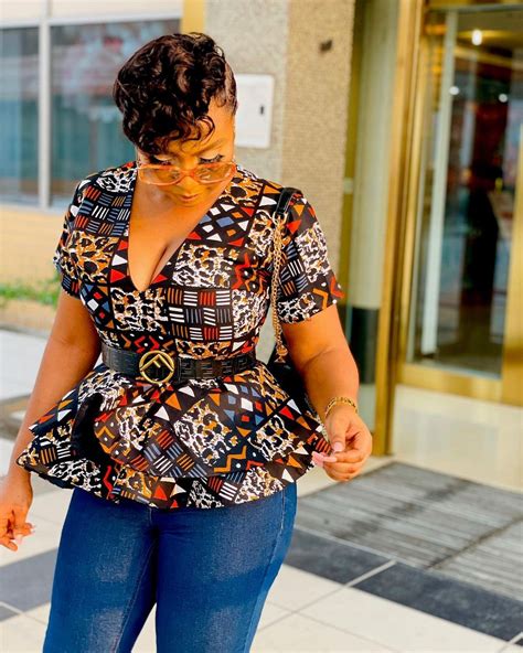 Ankara Peplum Top Etsy