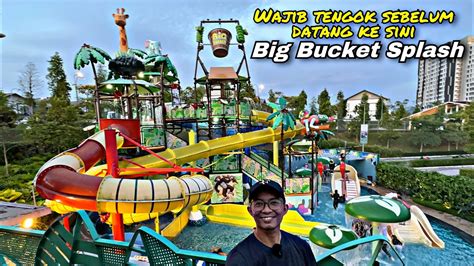 BIG BUCKET SPLASH Gamuda Luge Gardens Rawang FULL REVIEW YouTube