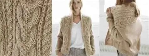 Un Cardigan Femme Au Tricot Cardigan Femme Tricot Mode Tricot