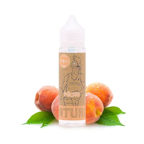 Pêche 50 mL E liquide Natural par Curieux E Fumeur