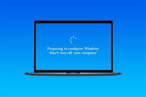 Correctif bloqué lors de la préparation de la configuration de Windows