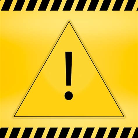 Premium Photo Exclamation Mark In Triangle Frame Attention Caution