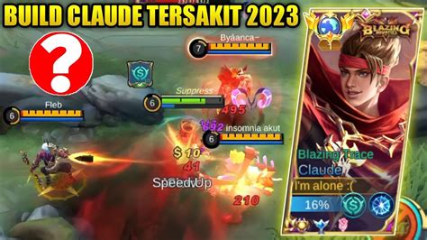 TERBARU CARA SETTING EMBLEM DAN BUILD CLAUDE TERSAKIT 2023BUILD