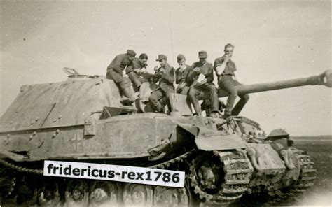 Foto Ostfront Schwerer Jagdpanzer Panzer J Ger Tiger Ferdinand Sd Kfz