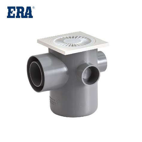 Era Din Pvc Pipe Fitting Drainage Floor Trap With Cover China Fitting And Plastic Fitting