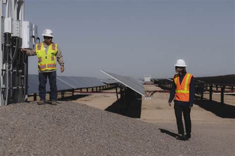 Srp Meta And Aes Unveiled 100 Mw West Line Solar