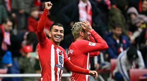 Atletico Madrid ease past Almeria to keep up La Liga title pressure ...