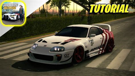 Tutorial Advan Toyota Supra Mk4 Design Car Parking Multiplayer Youtube