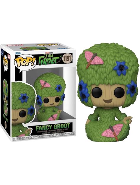 Pop Marvel I Am Groot Fancy Groot Figur Cardport Collectors Shop