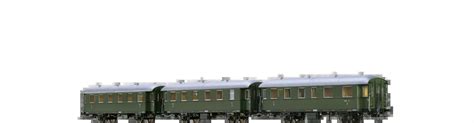 45502 Einheits Nebenbahnwagen Ci 33 Und Bci 34 DB 3er Set H0