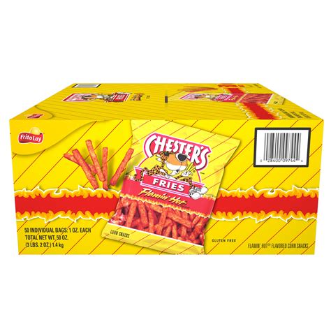 Chester S Fries Flamin Hot Flavored Corn Snacks Smartlabel