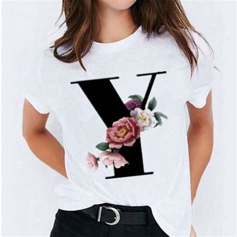 Tshirt Manches Courtes Femme Estival Et D Contract Avec Lettres