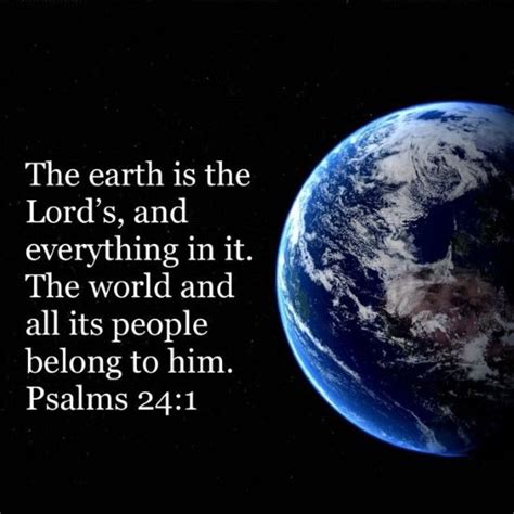 The Earth Is The Lords Kristi S Morning Devotional