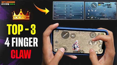 Top 3 Best 4 Finger Claw Layout With Guide Bgmi Best 4 Finger Claw
