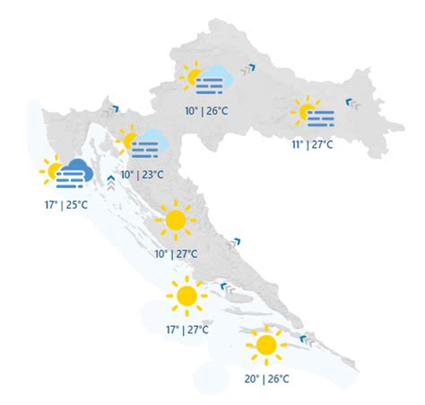 Vrijeme danas prognoza vremena Stiže nagla promjena vremena 24sata