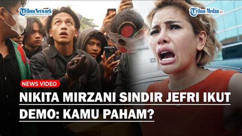 Nikita Mirzani Sindir Jefri Nichol Ikut Demo Dan Lepar Bangkai Tikus Ke