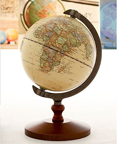 Buy Vintage 5 Inch Diameter Brown World Globe Antique Decorative