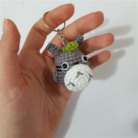 Chaveiro Totoro Meu Amigo Totoro Amigurumi Shopee Brasil