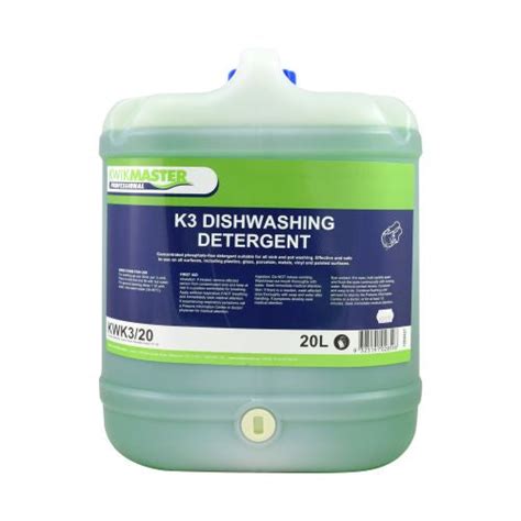 Kwikmaster K3 Dishwashing Liquid Detergent 20l Each