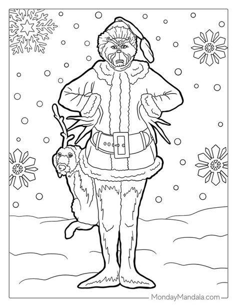 38 Grinch Coloring Pages Free PDF Printables Grinch Coloring Pages