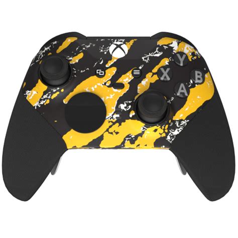 Chrome Gold Splatter – Xbox One Elite – Microsoft Custom Controller ...