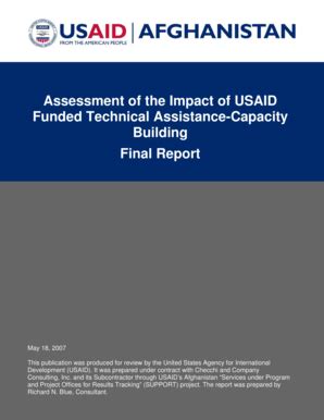 Fillable Online Pdf Usaid Assessment Of The Impact Of USAID Funded