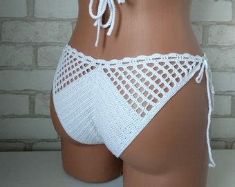 White Lace Bikini Etsy