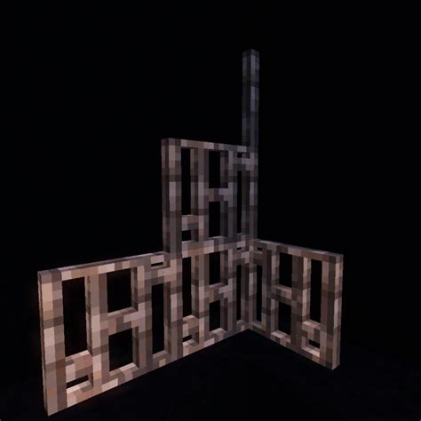 Better 3D Iron bars Minecraft Texture Pack