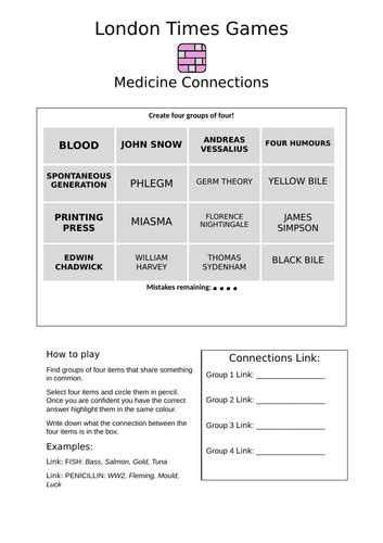 History Connections Revision 2024 | Teaching Resources