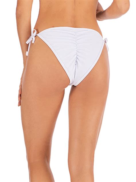 Lelinta Women S Sexy Brazilian Bikini Bottom With Tie Side Cheeky V Cut