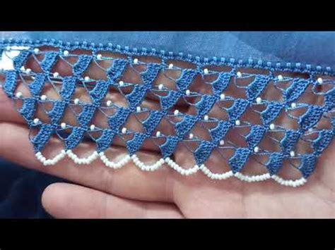 Kum Boncuklu Oya Modelleri YouTube Crochet Edging Patterns Crochet