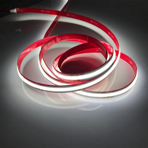 Dotless LED COB Strip Light 480chips M 12V 24V Flexible LED Strip