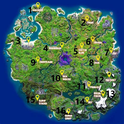 Fortnite Charaktere Und NPCs Alle 16 Fundorte In Season 7