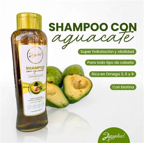 SHAMPOO CON AGUACATE 500ML ANYELUZ Magna Cosmetics