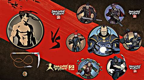 Shadow Fight 2 Kusarigama Vs Titan And Bodyguards YouTube